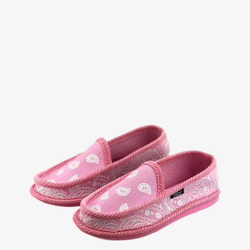 Bandana Slippers Pink/white