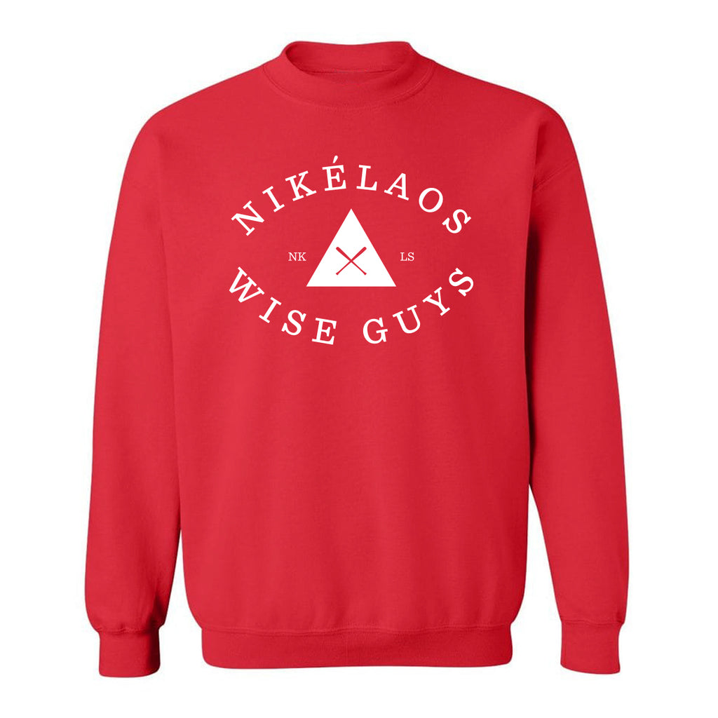 Wise guys crewneck red