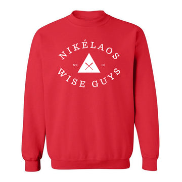 Wise guys crewneck red