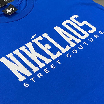 Street couture tee Royal Blue